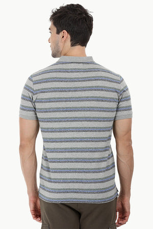 City Striped Polo T-Shirt