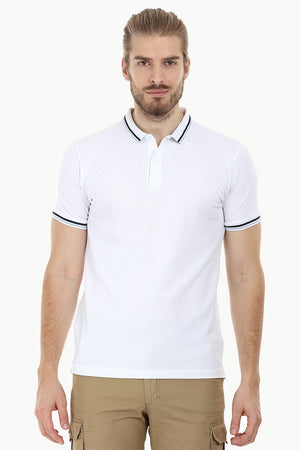 classic short sleeve pique polo