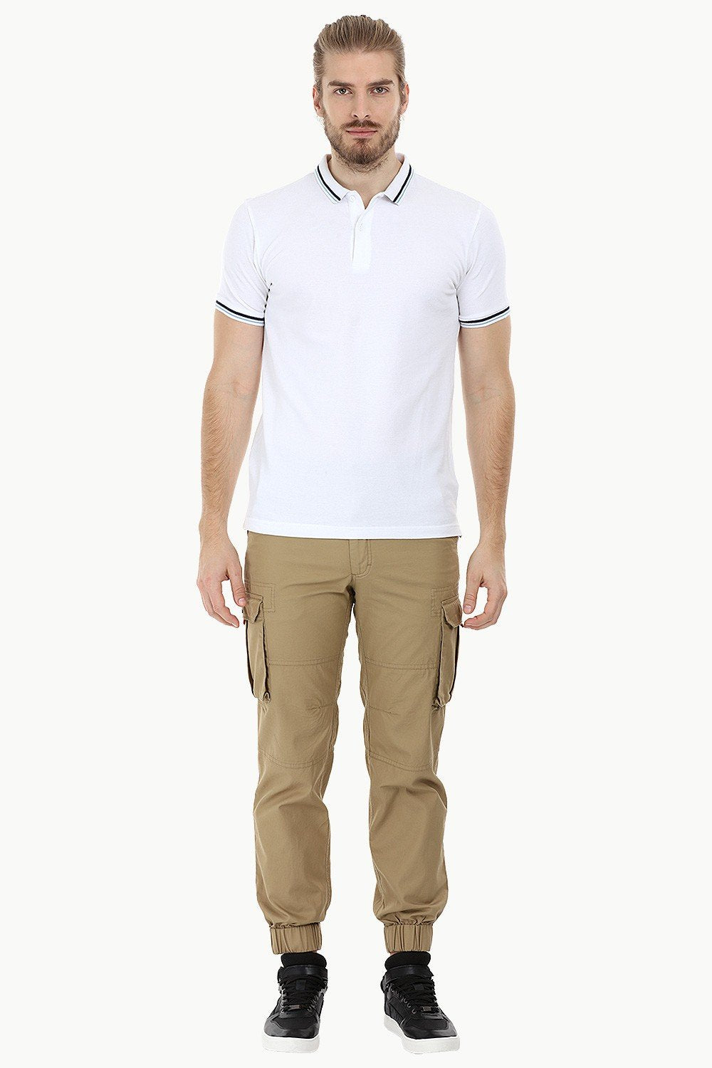 Buy Online White Pique Classic Polo T-Shirt for Men Online at Zobello