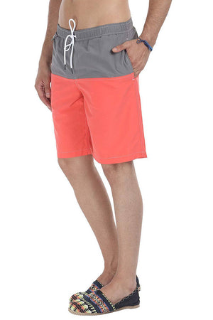 Bright Color Block With 9'' Inseam