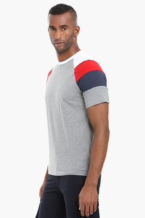 Colorblack Raglan Cotton T-Shirt