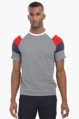 Colorblack Raglan Cotton T-Shirt
