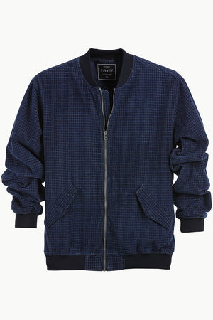 Indigo Corduroy Bomber Jacket