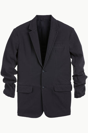 Dark Grey Solid Casual Blazer