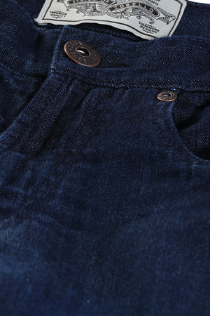 Dark Wash Indigo Denim Shorts