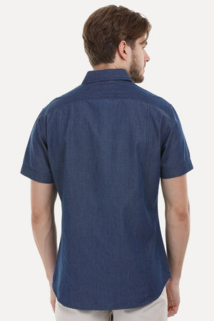 Ditsy Printed Shirt With Detailed Pockets