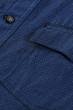 Ditsy Printed Shirt With Detailed Pockets