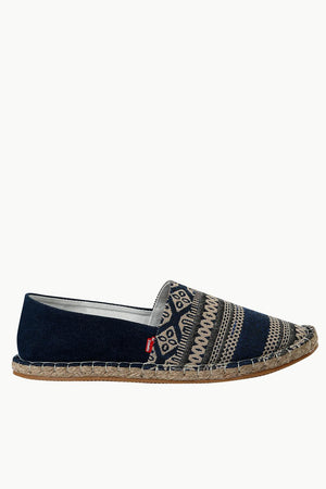Dobby Navy Detail Ikat Espadrilles