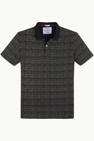 Dotted Print Polo T-Shirt