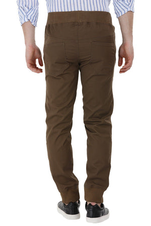 Drawcords Olive Cuff Joggers 