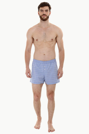 Elastic Band Woven Boxer Shorts