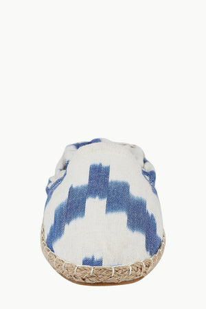Navy Ikat Weave Espadrilles