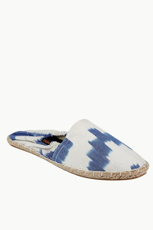 Navy Ikat Weave Espadrilles