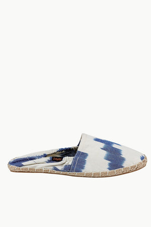 Navy Ikat Weave Espadrilles