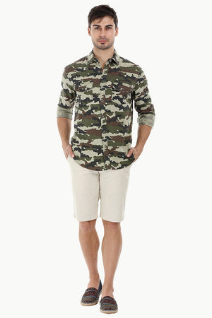 Enzyme Wash Chino Shorts