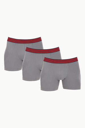 Unicolor Stretchable Briefs - Pack Of 3