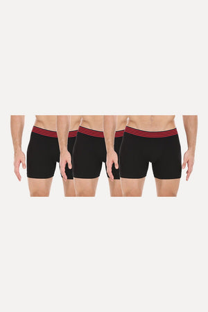 Unicolor Stretchable Briefs - Pack Of 3