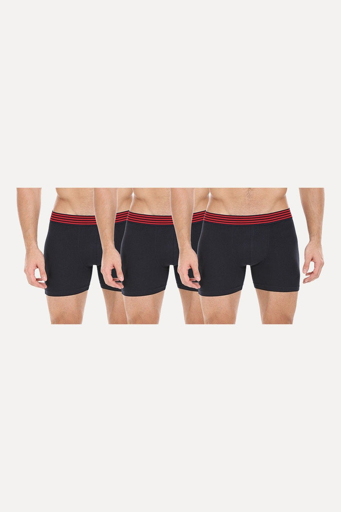 Unicolor Stretchable Briefs - Pack Of 3