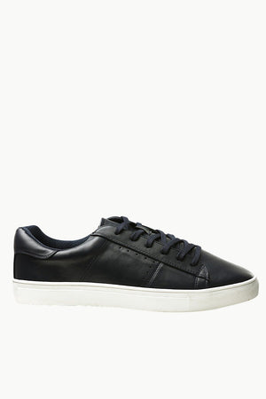 Faux Leather Lace Up Plimsolls