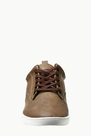 Faux Leather Urban Plimsolls