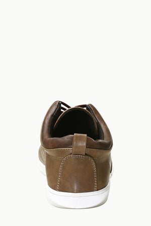 Faux Leather Urban Plimsolls