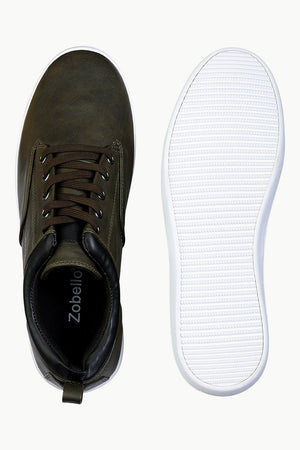 Faux Leather Urban Plimsolls