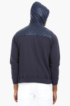 Fleece Quilted Hoodie