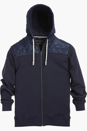 Fleece Quilted Hoodie
