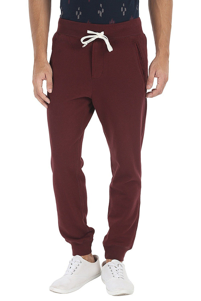 Solid Fleece Lazy Fit Sweatpants