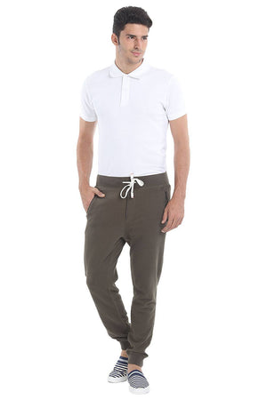 Solid Fleece Lazy Fit Sweatpants