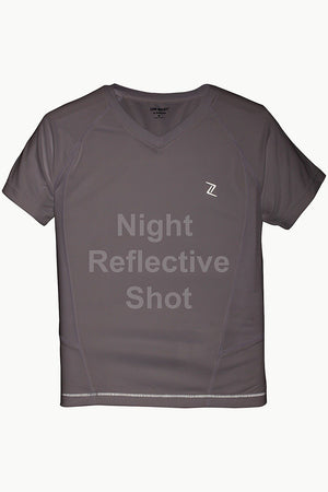Performance Wear V Neck With Side Panel Stitch