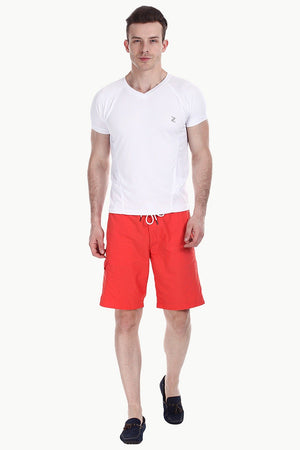 Performance Wear V Neck With Side Panel Stitch