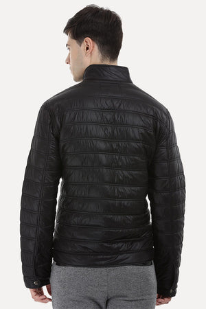 Full Zipper Solid Padded Jacket