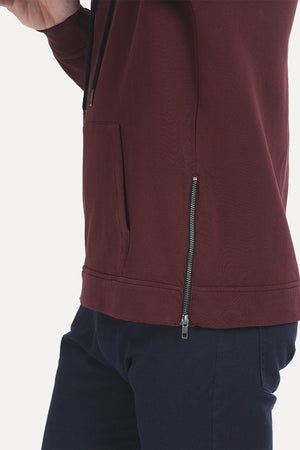 High Neck Fleece Sweatshirt