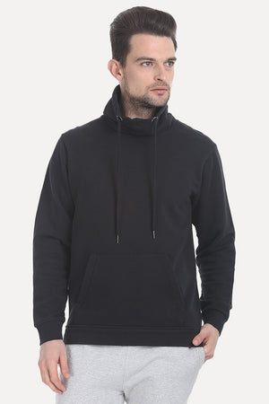 High Neck Fleece Sweatshirt