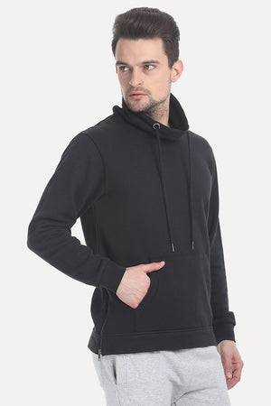 High Neck Fleece Sweatshirt