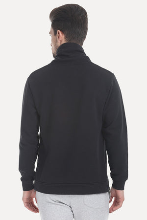 High Neck Fleece Sweatshirt