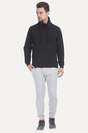 High Neck Fleece Sweatshirt