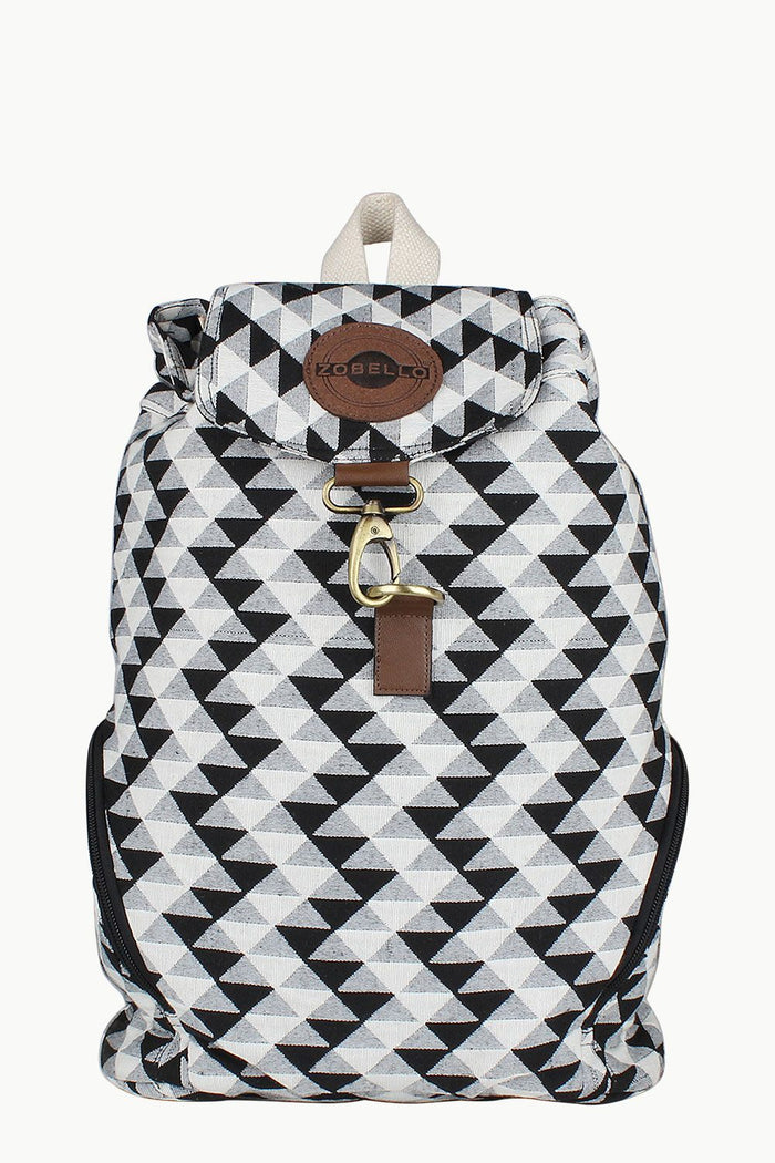 Aztec Weave And Leather Bag