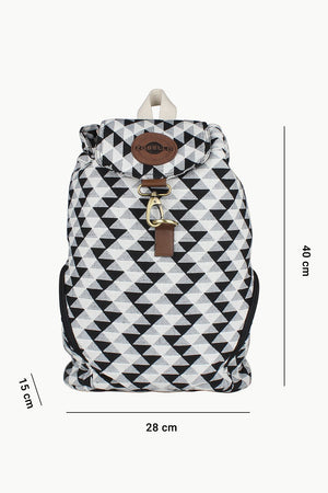 Aztec Weave And Leather Bag