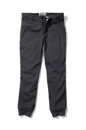 Grey Cuff Jogger Twill Pants