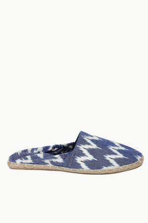 Handwoven Elastic Ikat Espadrilles
