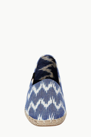 Handwoven Elastic Ikat Espadrilles