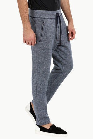 Heather Blue Pull On Sweatpants