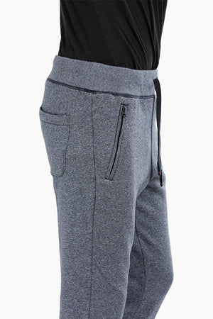 Heather Blue Pull On Sweatpants