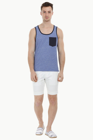 Heather Blue Summer Tank