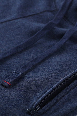 Heather Navy Pull On Sweatpants