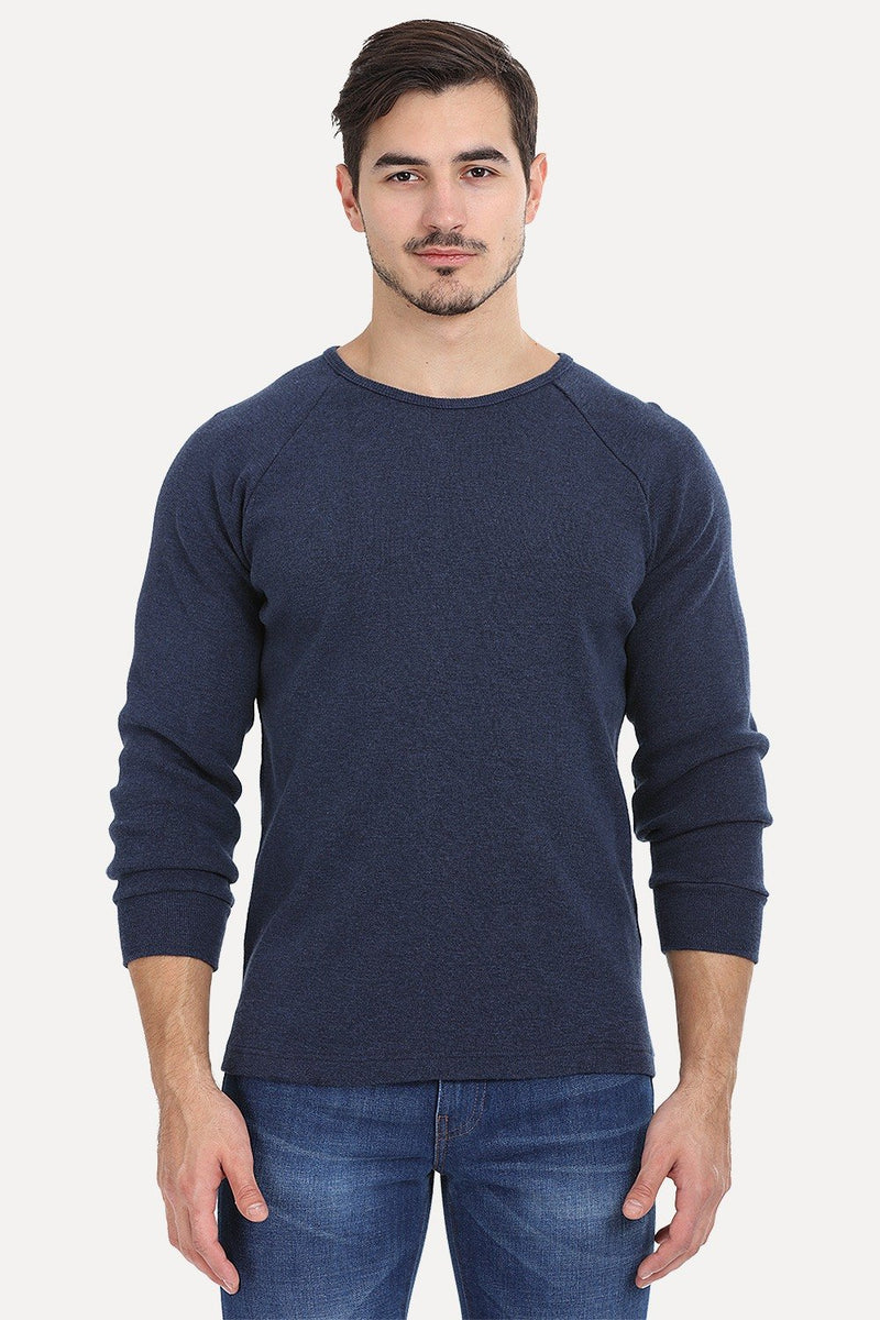 Buy Online Officer Navy Heather Everyday Sweatshirt for Men – Zobello