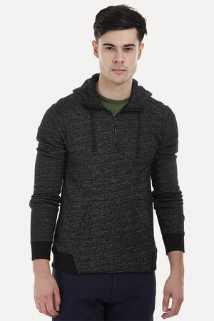 Kangaroo Pocket Speckled Hoodie