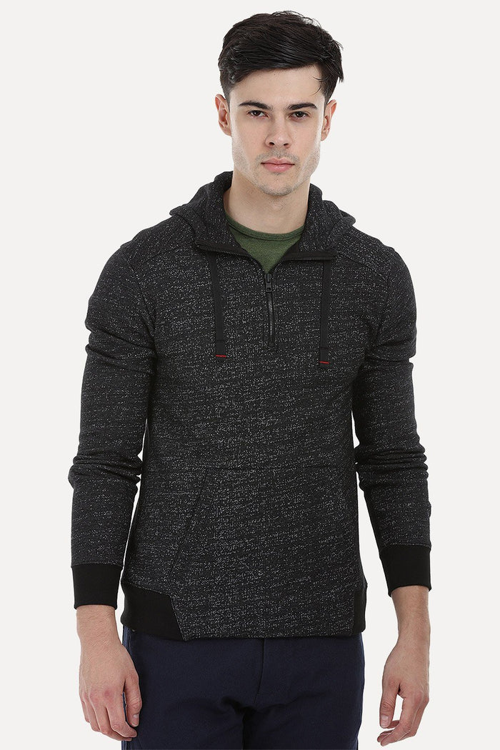 Kangaroo Pocket Speckled Hoodie